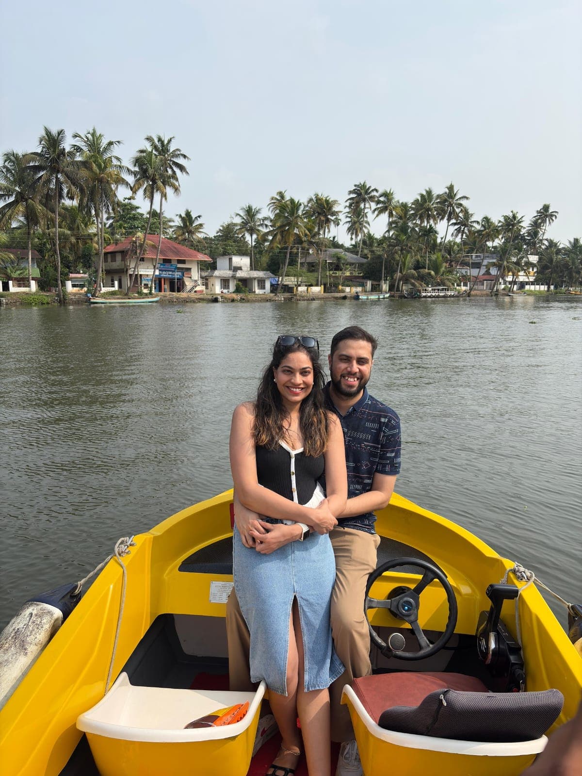 Speed boat in Alleppey backwaters — Kerala private backwater cruise photo 4
